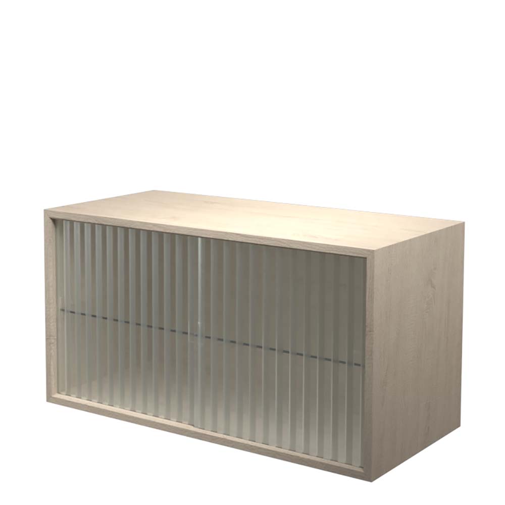 Royal System Skåpmodul  räfflat glas-skjutdörrar Royal-20 (flera val) - 9