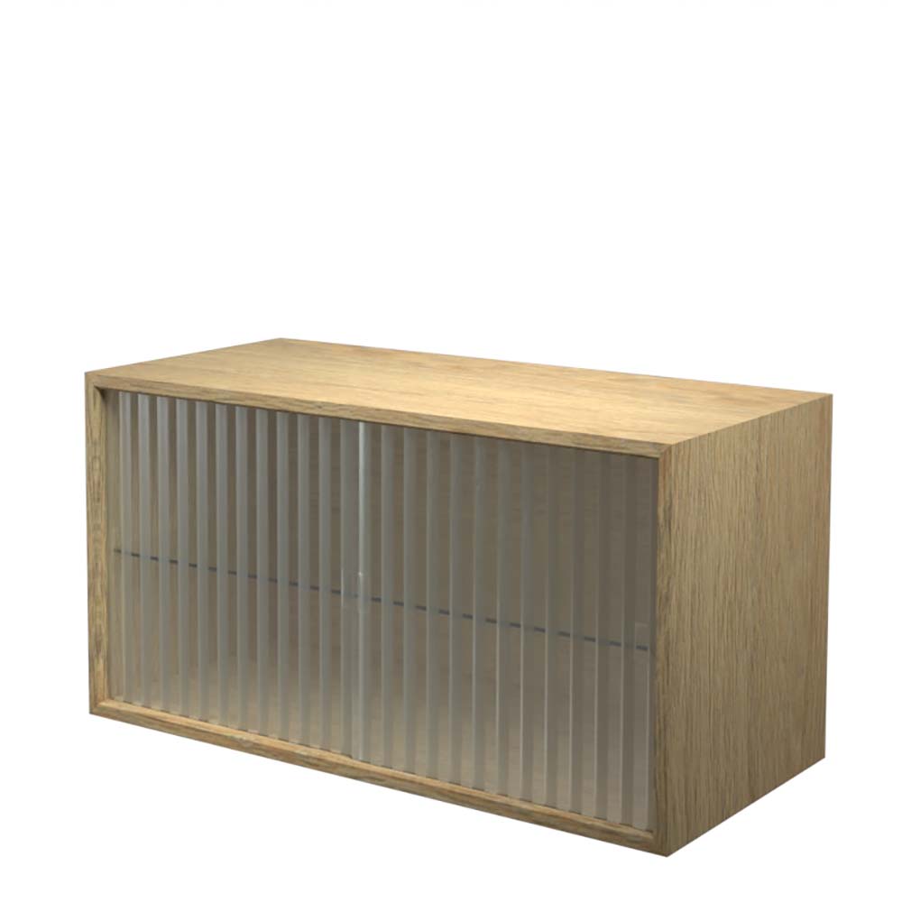 Royal System Skåpmodul  räfflat glas-skjutdörrar Royal-20 (flera val) - 8