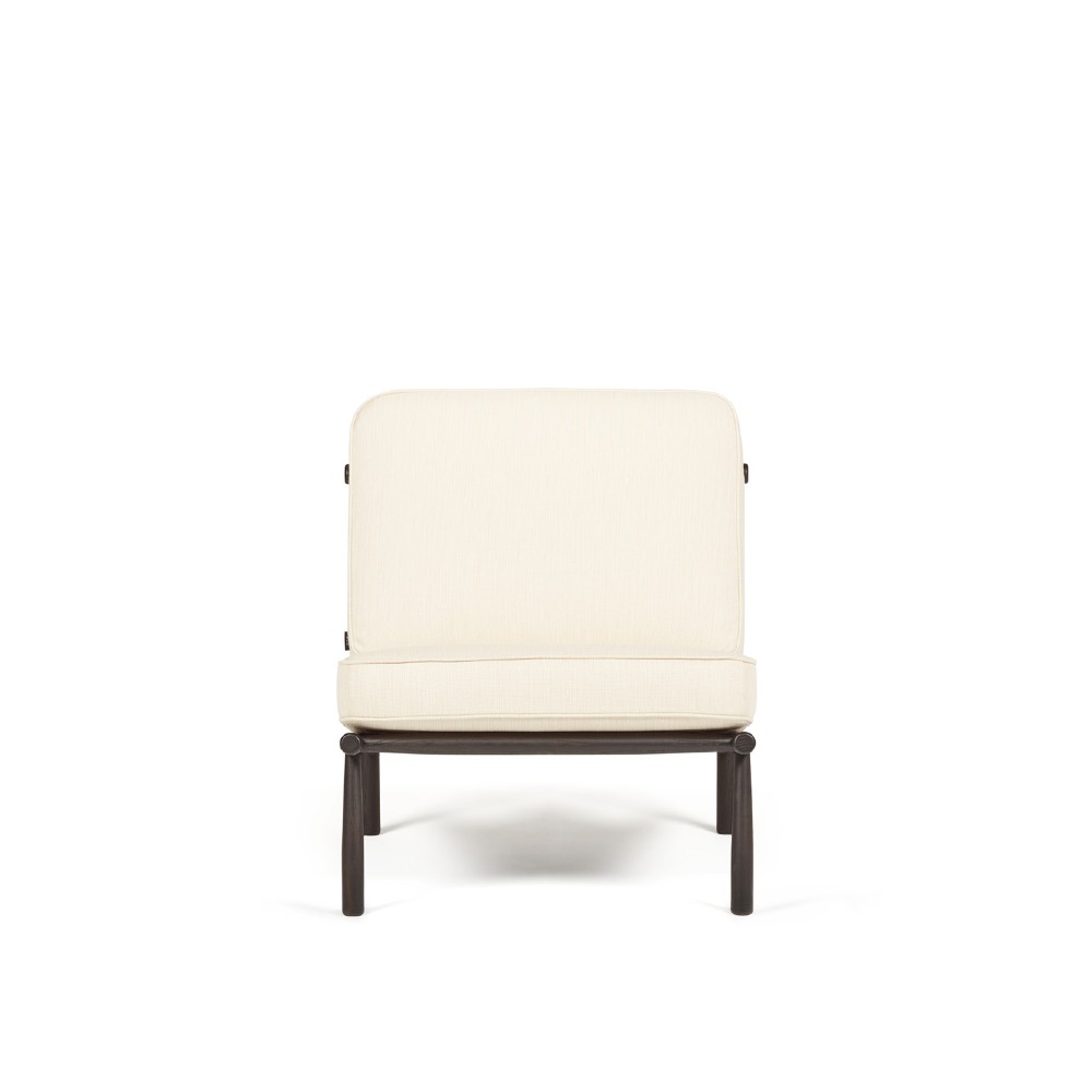 Domus Armchair - Wood Ebony Stained Oak (Fabric) - DUX - 6