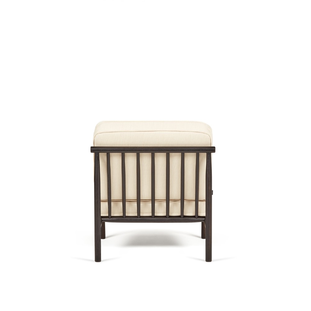 Domus Armchair - Wood Ebony Stained Oak (Fabric) - DUX - 7
