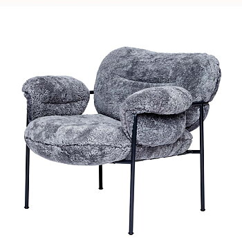Bollo  Lounge chair (Sheepskin) - Fogia