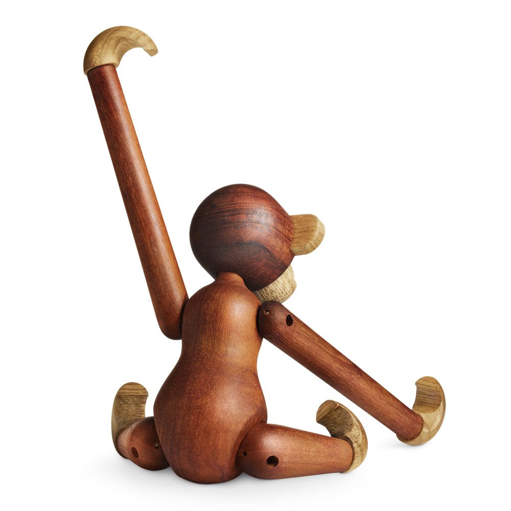 Apa Mini Träfigur (2 färger) - I lager - 3