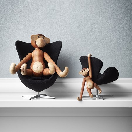 Apa Mini Träfigur (2 färger) - I lager - 4