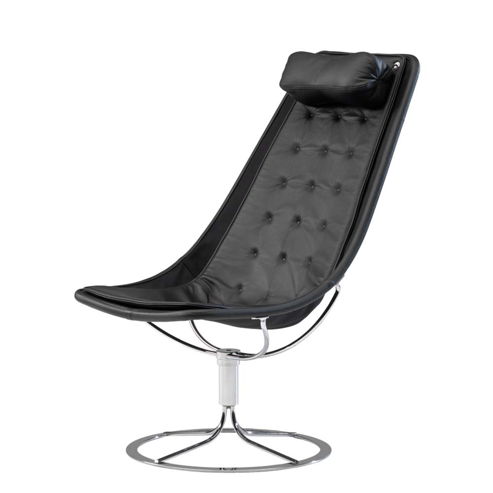 Jetson 66 - Lång Dyna läder - Set med pall+läsbord - Bruno Mathsson - 5