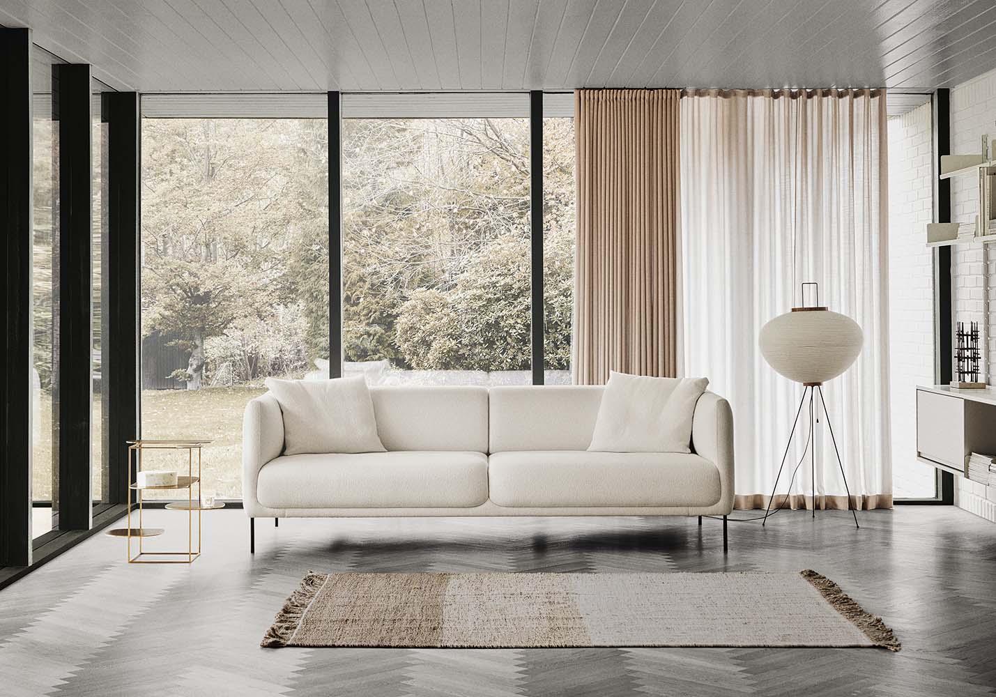 Konami 2,5-sits Soffa 235 cm -  Fredericia Furniture - 2