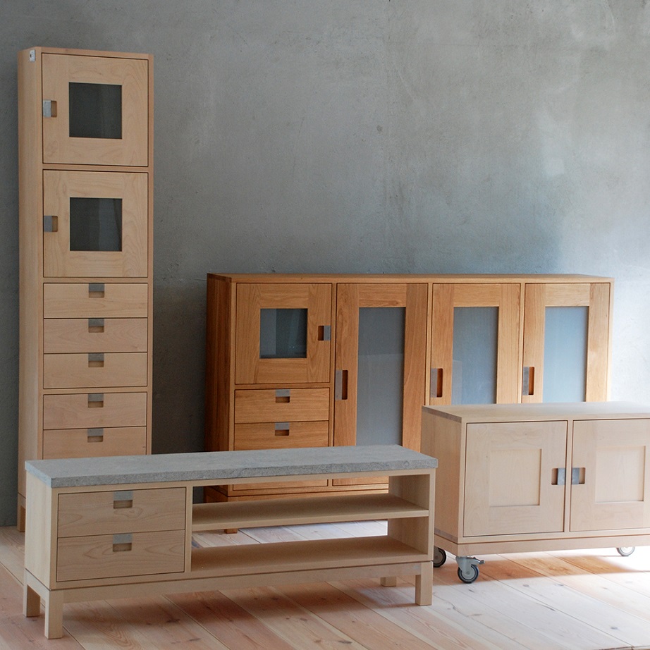 Roma Display cabinet high birch - G.A.D - 4