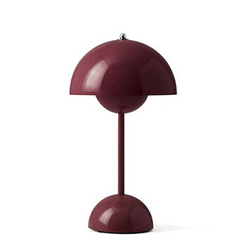 Flowerpot Portable VP9 Table lamp (Dark Plum) - In stock - &tradition