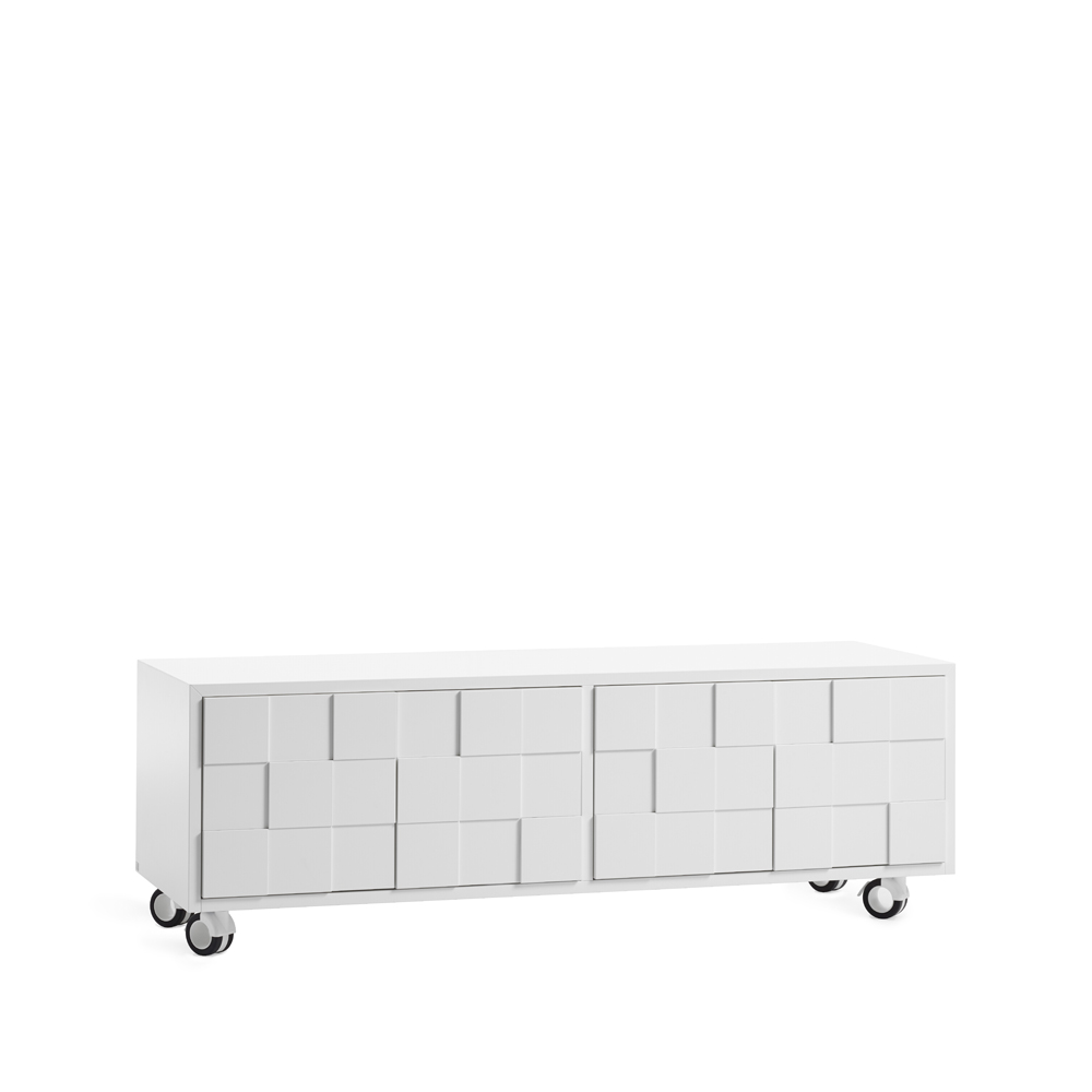 Collect 2010 Media storage sideboard with wheels - A2