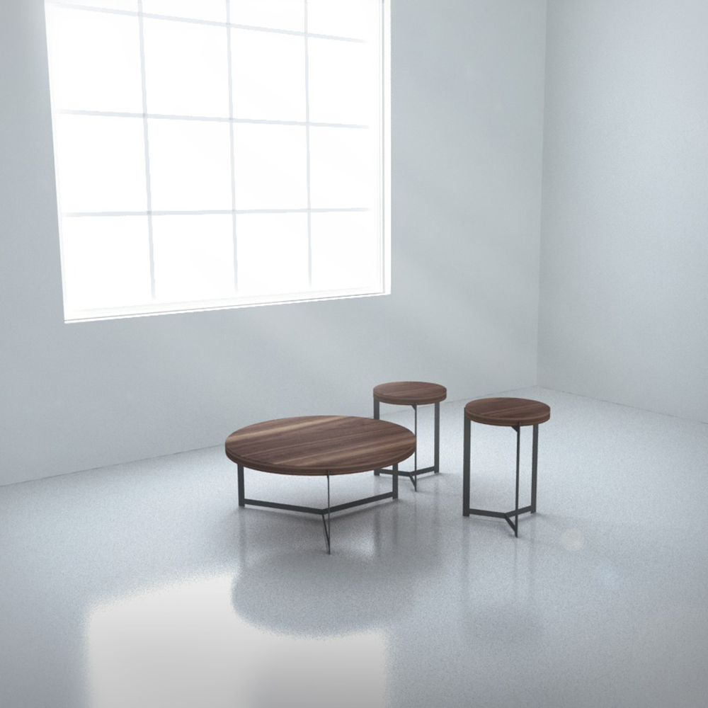 Plateau Coffee & Side Table - Walnut - 4