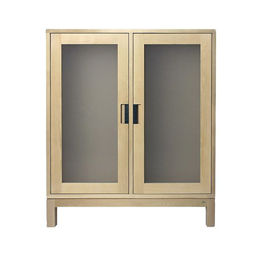 Roma Display cabinet low birch - G.A.D