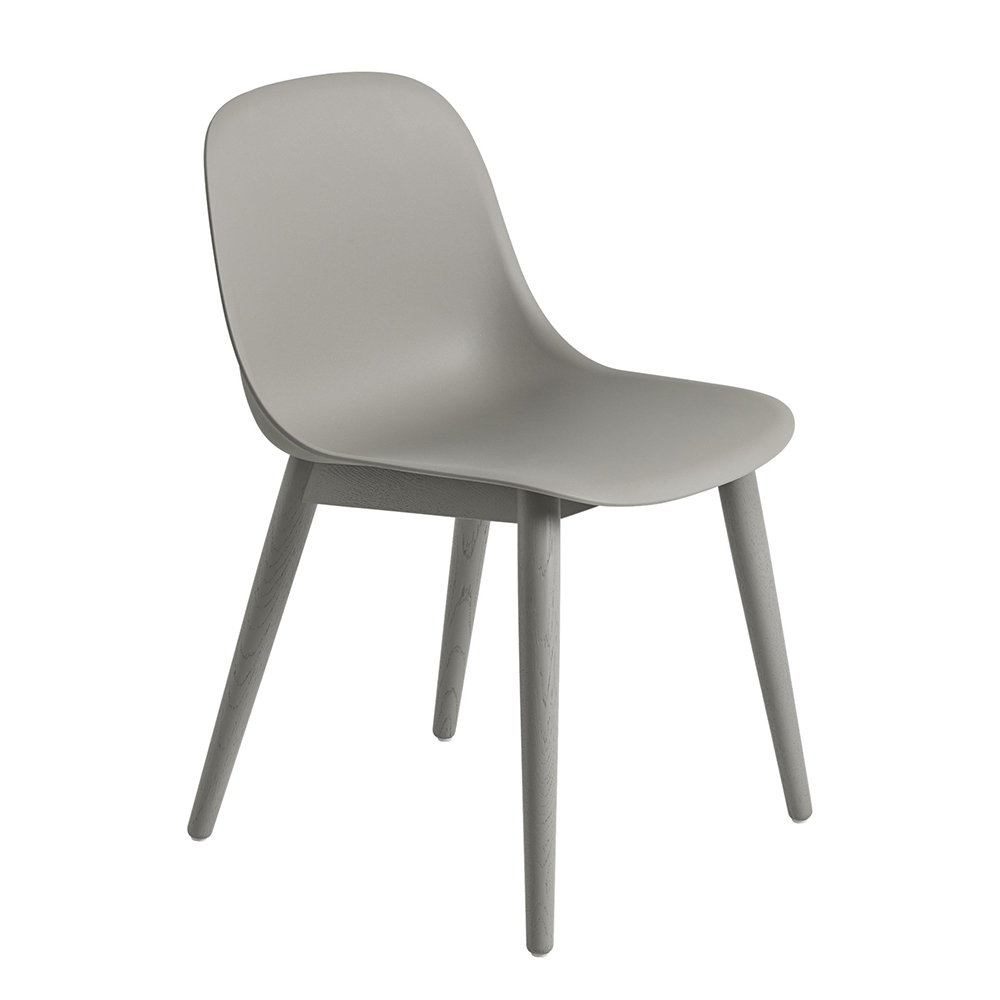 Fiber Side Chair Wood Base  - 6