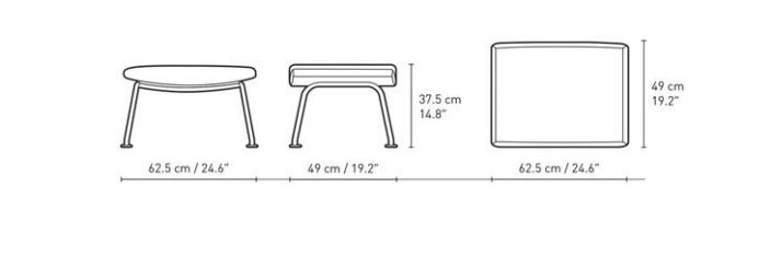 CH446 Fotpall - Carl Hansen & Søn - 2