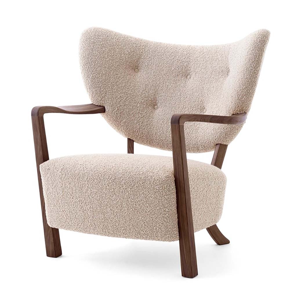 Wulff Lounge Chair ATD2 Fabric - & Tradition - Quickship - 4