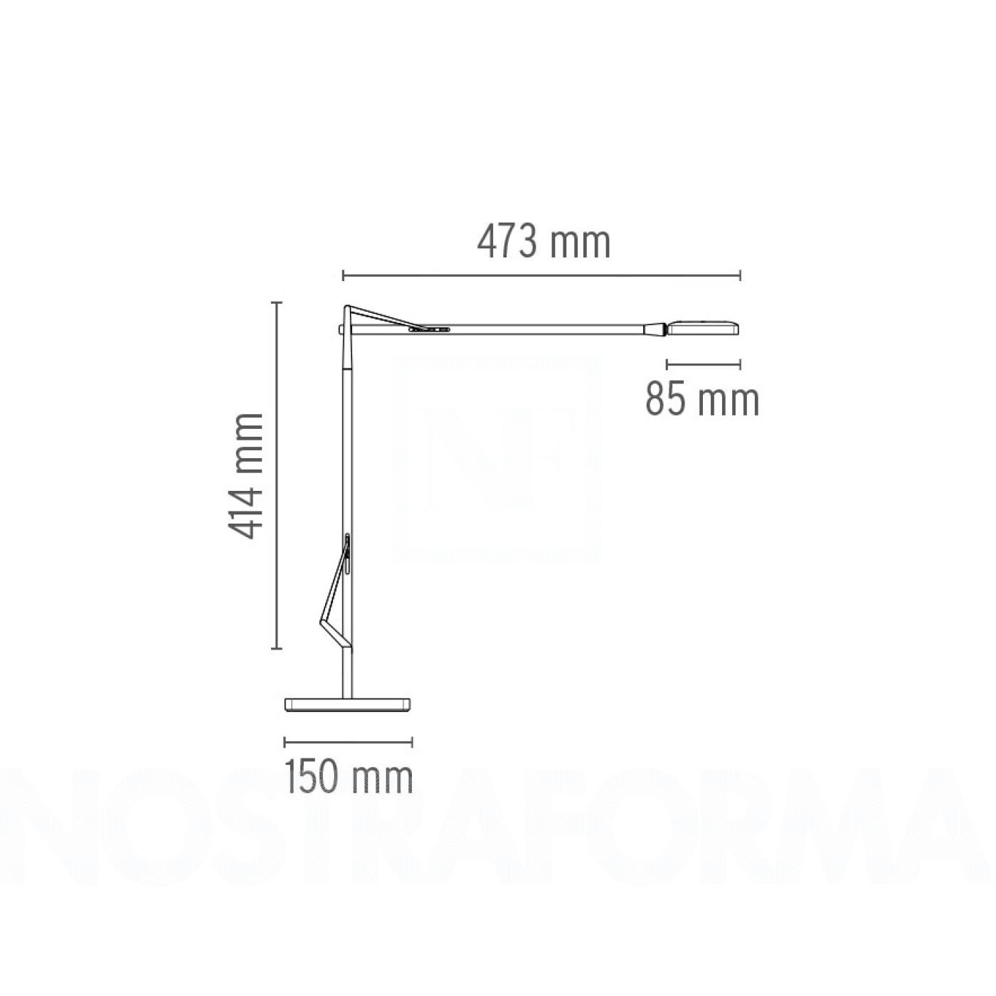 Kelvin EDGE Base Table lamp titanium - In stock - 4