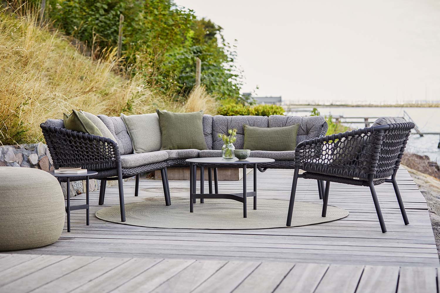 Ocean Lounge Hörn Soft Rope Modulsoffa - Cane-Line - 5