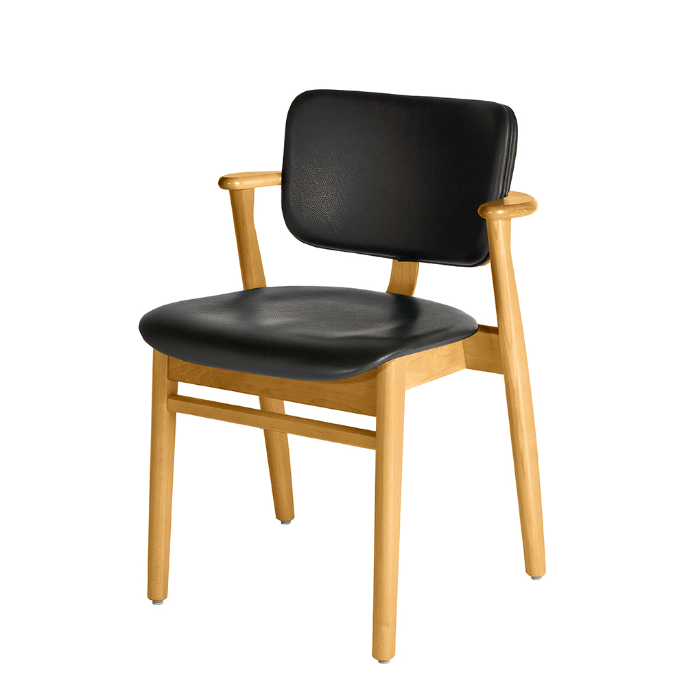 Domus Chair w. Leather Seat & Back - Artek - 7