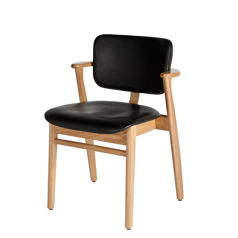 Domus Chair w. Leather Seat & Back - Artek - 8
