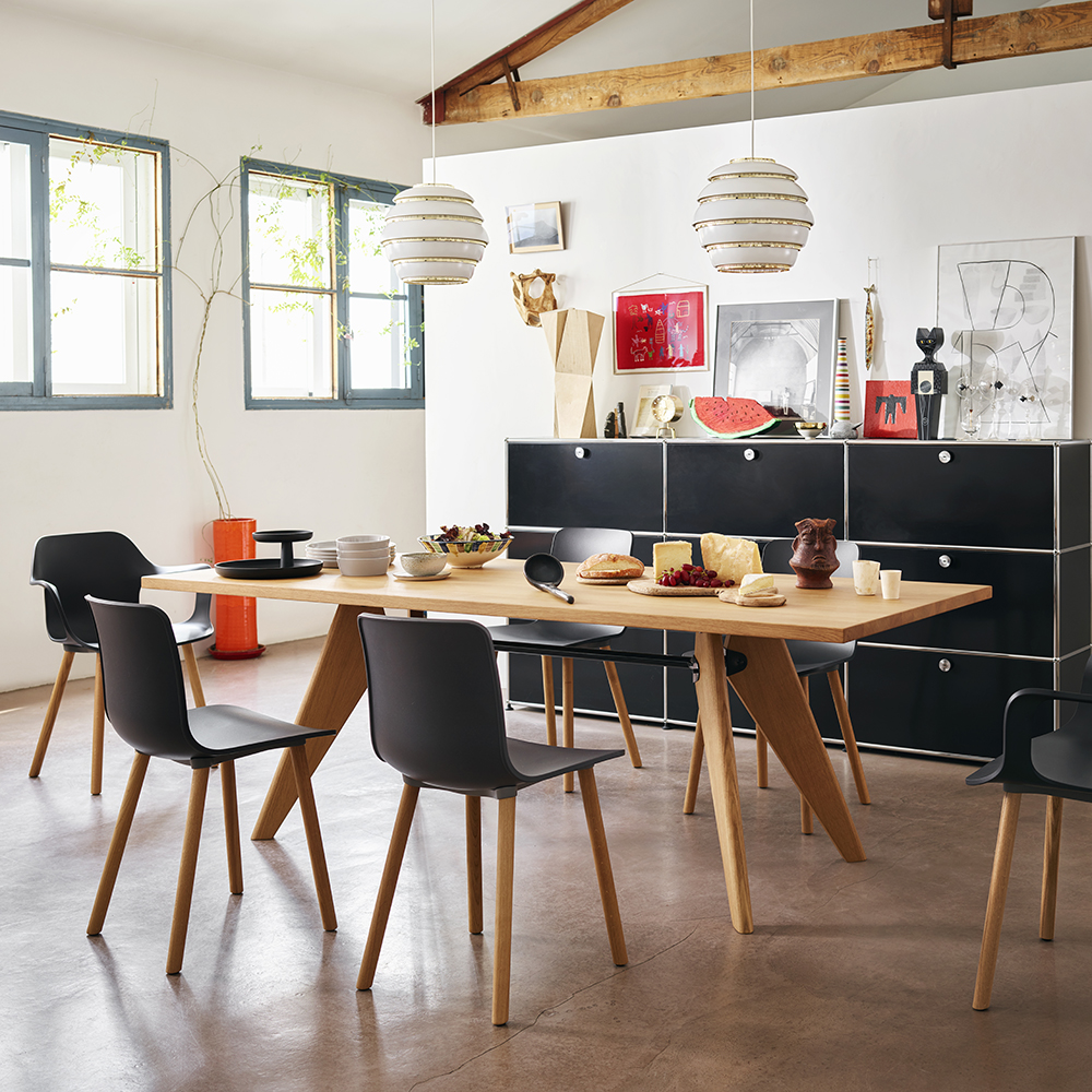 Table S.A.M. Bois 180-260x90 cm Bord - Vitra - 4