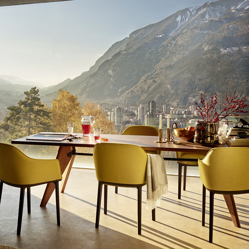 Table S.A.M. Bois 180-260x90 cm Bord - Vitra - 2