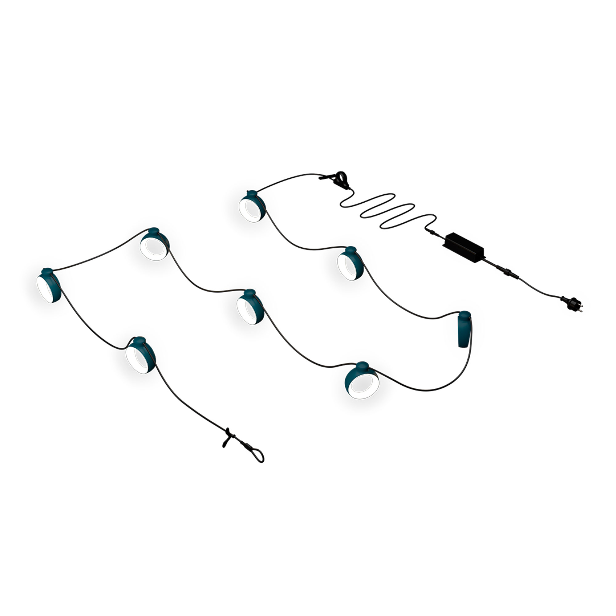 HOOPIK STRING LIGHTS L1200 CM – TYPE E & F - fermob