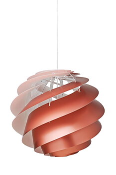 Swirl 3 Copper Pendant - LE KLINT
