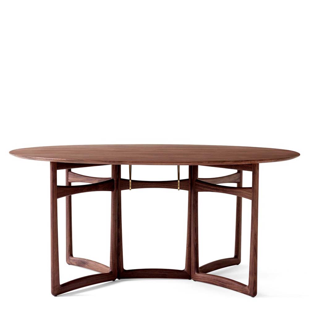 Drop Leaf HM6 Bord 142x163 cm Valnöt - & Tradition - Quickship