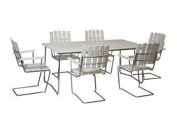 Grythyttan grupp 6,  6st A2 och B31 170x92 (flera val) - Grythyttans stålmöbler