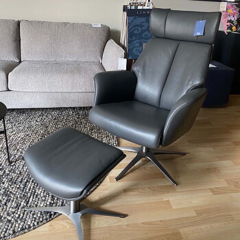 Elite Recliner Fåtölj + fotpall - Designfynd/Skyltex* - BD Möbel