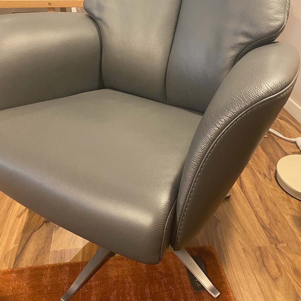 Elite Recliner Armchair + footstool - Design bargain/Disply Item* - BD Möbel - 2