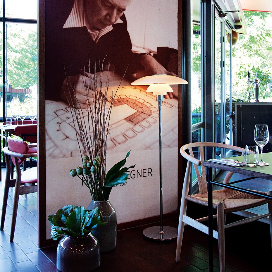 PH 4½ - 3½ Glass Floor Lamp - 2