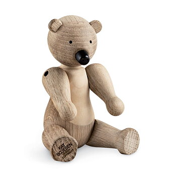 Björn Liten Träfigur - I lager