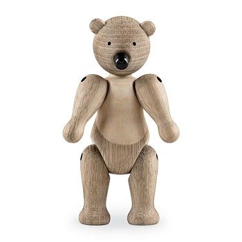 Björn Liten Träfigur - I lager