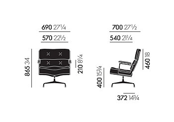 Lobby Chair ES 108 Armchair - Vitra