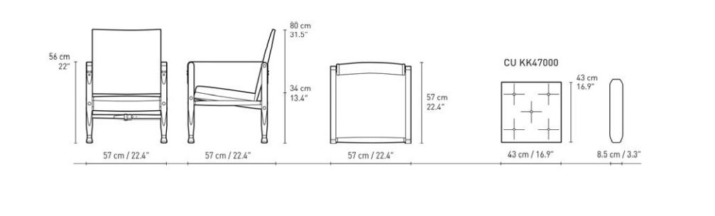KK47000 Safari Fåtölj - Carl Hansen & Søn - 8