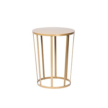 Hollo Side Table/ Stool Gold - In stock