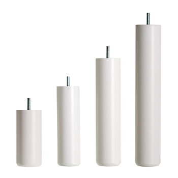 DUX - Sustainable comfort Bed legs round Ø5,5, 4-pack White