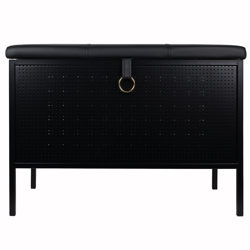 Frank Storage Bench Black  - Maze