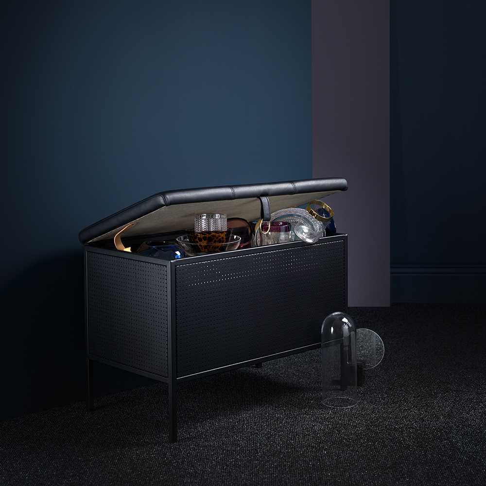 Frank Storage Bench Black  - Maze - 4