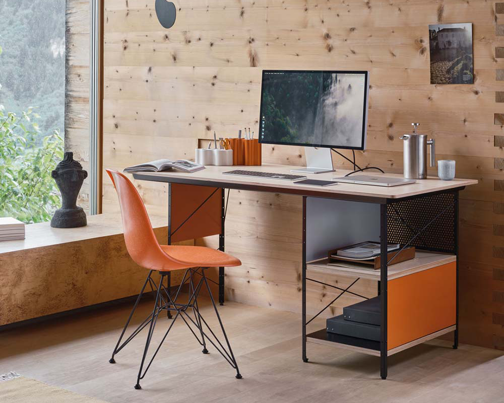 Köp Eames Desk Unit EDU -Eames Fiberglass Chair på köpet! Vitra