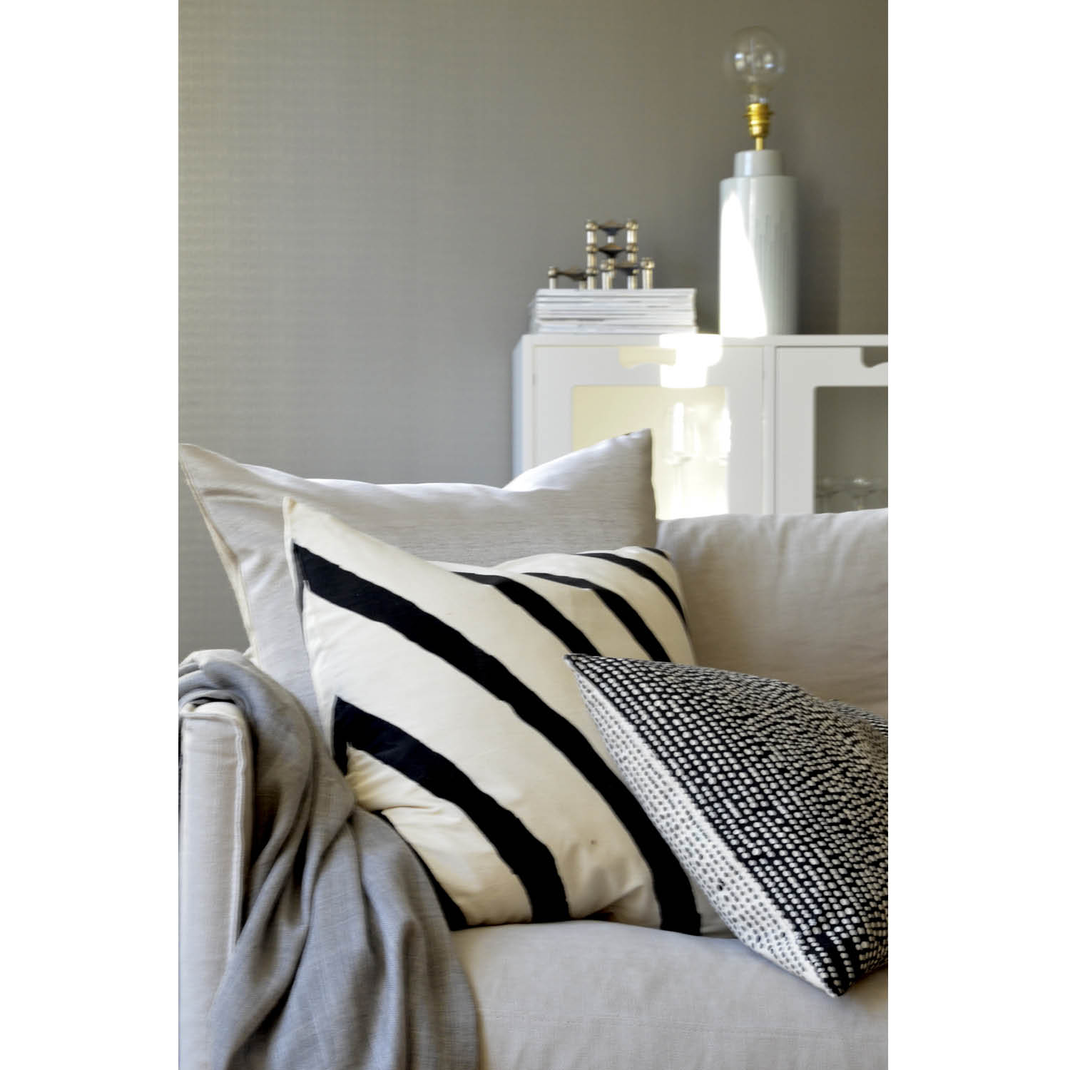 Kudde Dribble Svart 40x60 cm - 4