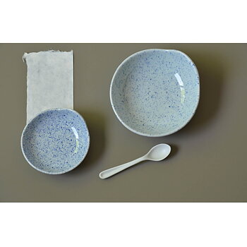 Vingskål PURE Stain blue