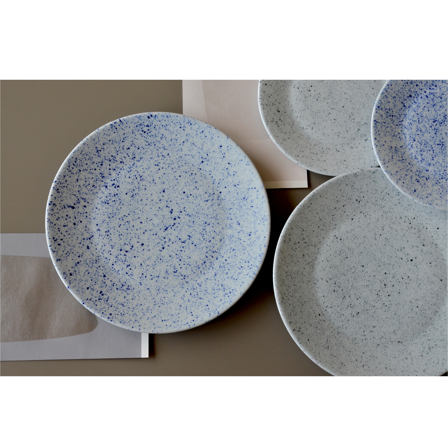 Tallrik 28 cm PURE Stain blue - 5