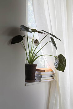 Gardin Alice Linne dubbel bredd Vit Höjd 270 cm