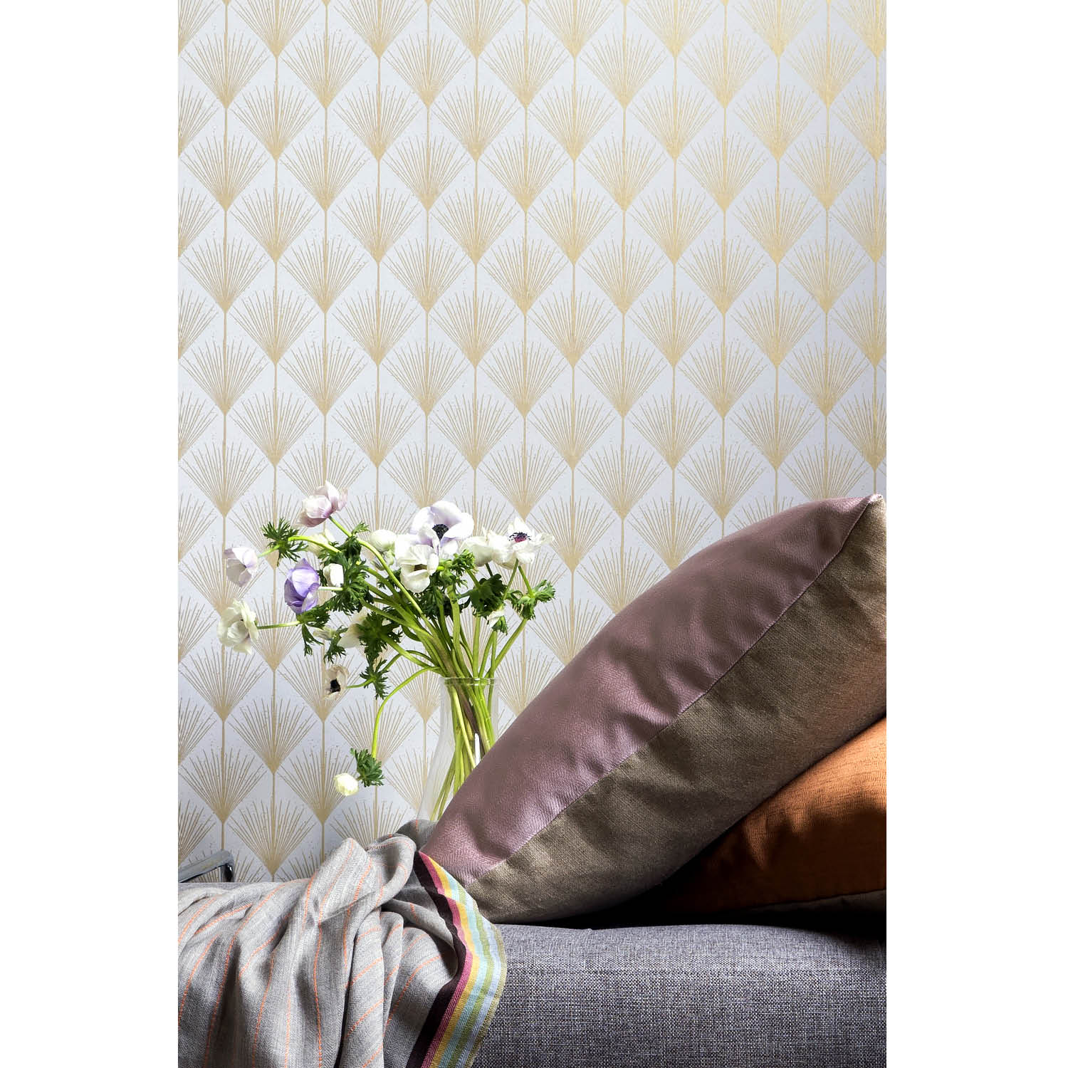 Kudde Tweed/Lin  Rosa 60X60  - 2