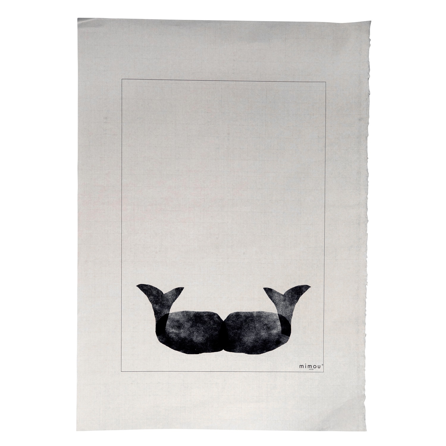 Handtryckt poster Moby svart 50x70 - 2