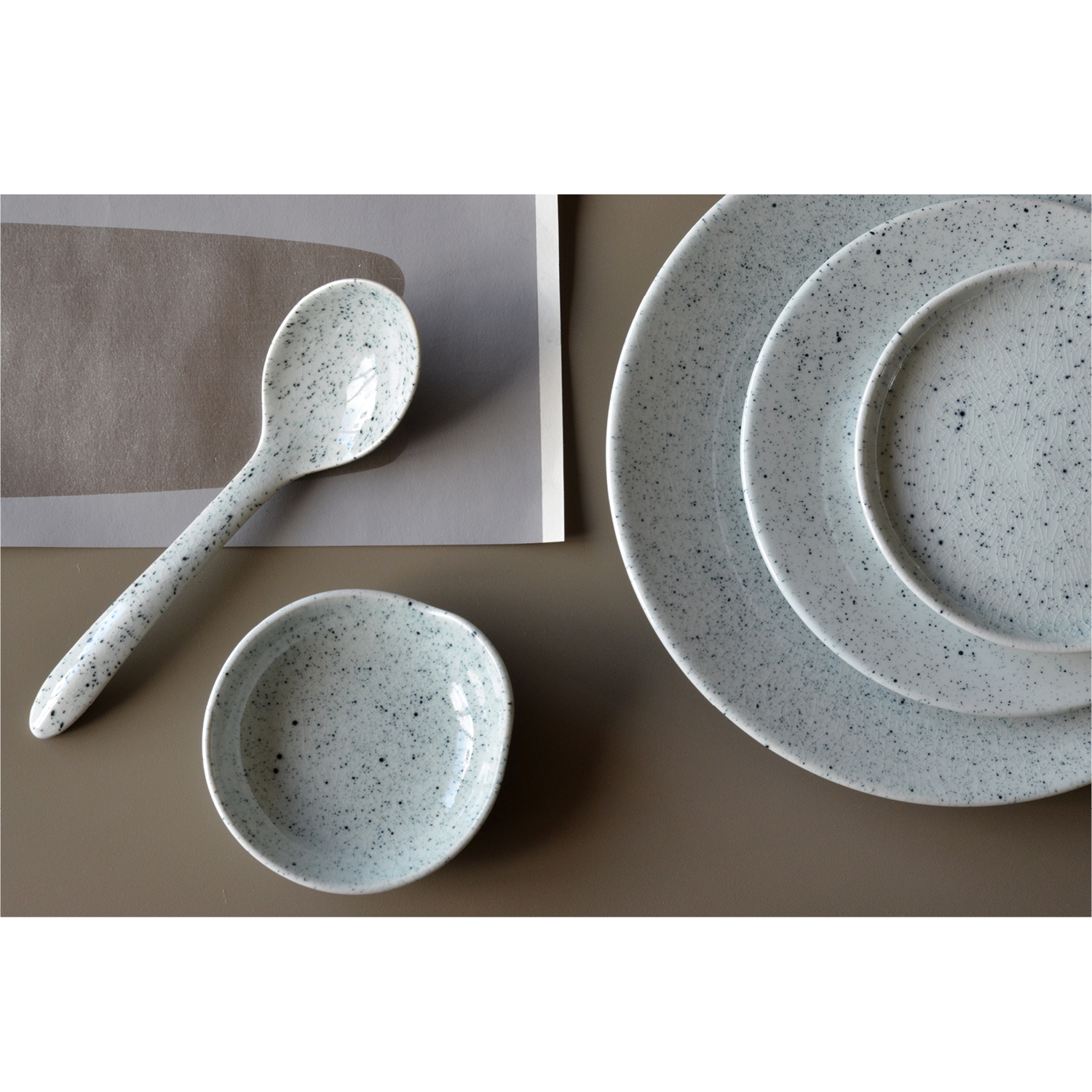 Tallrik 20 cm PURE Stain black - 5