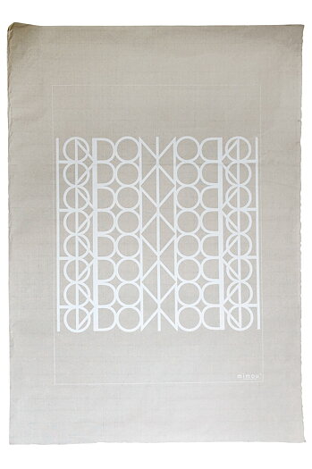 Handtryckt Poster London mood Vit 50x70 cm
