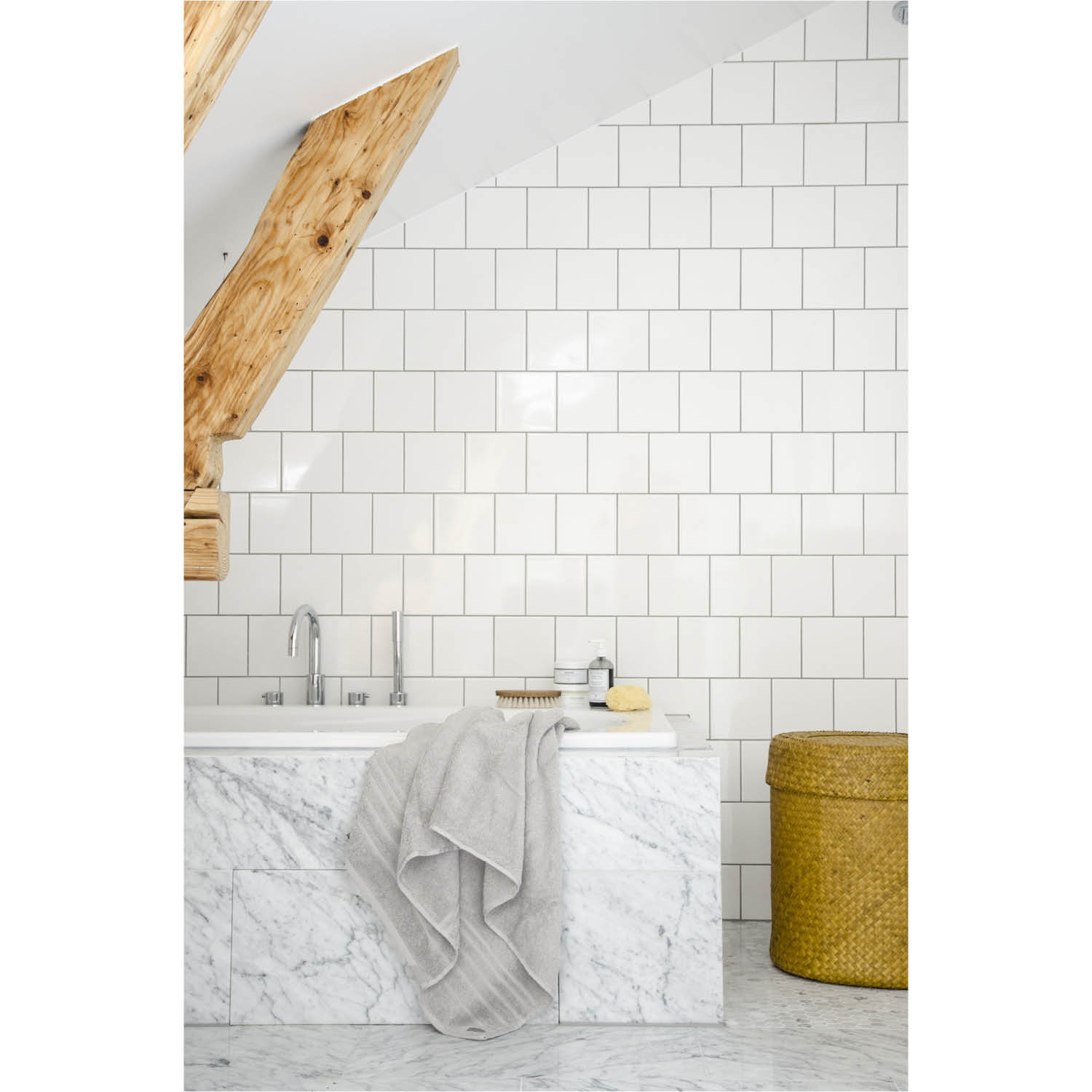 Badhandduk Devon Cement 70x140 cm - 3