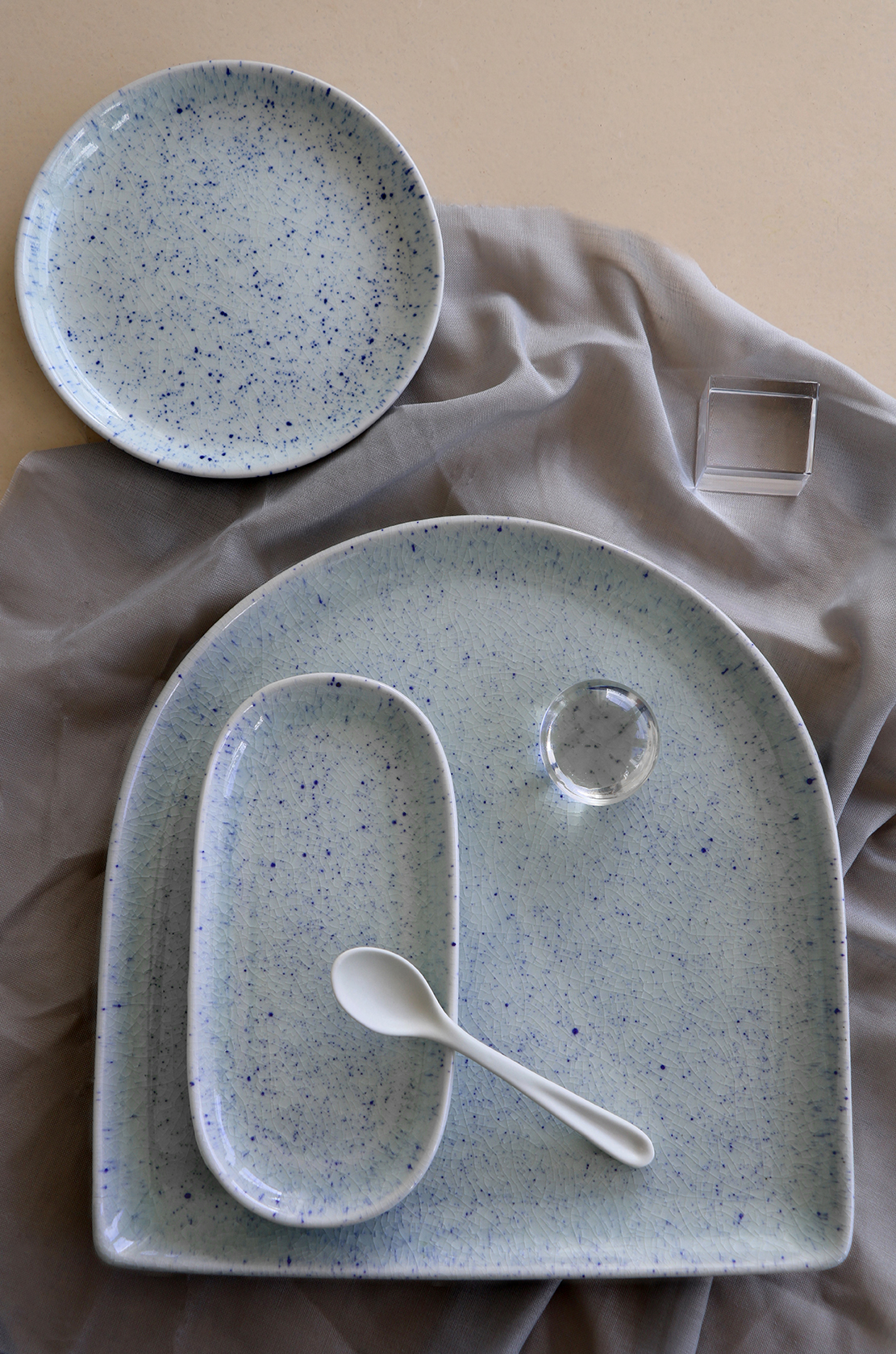 Minifat oval Stain Blue - 2