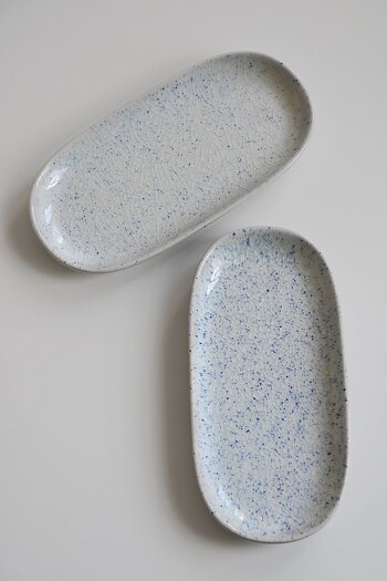 Minifat oval Stain Blue